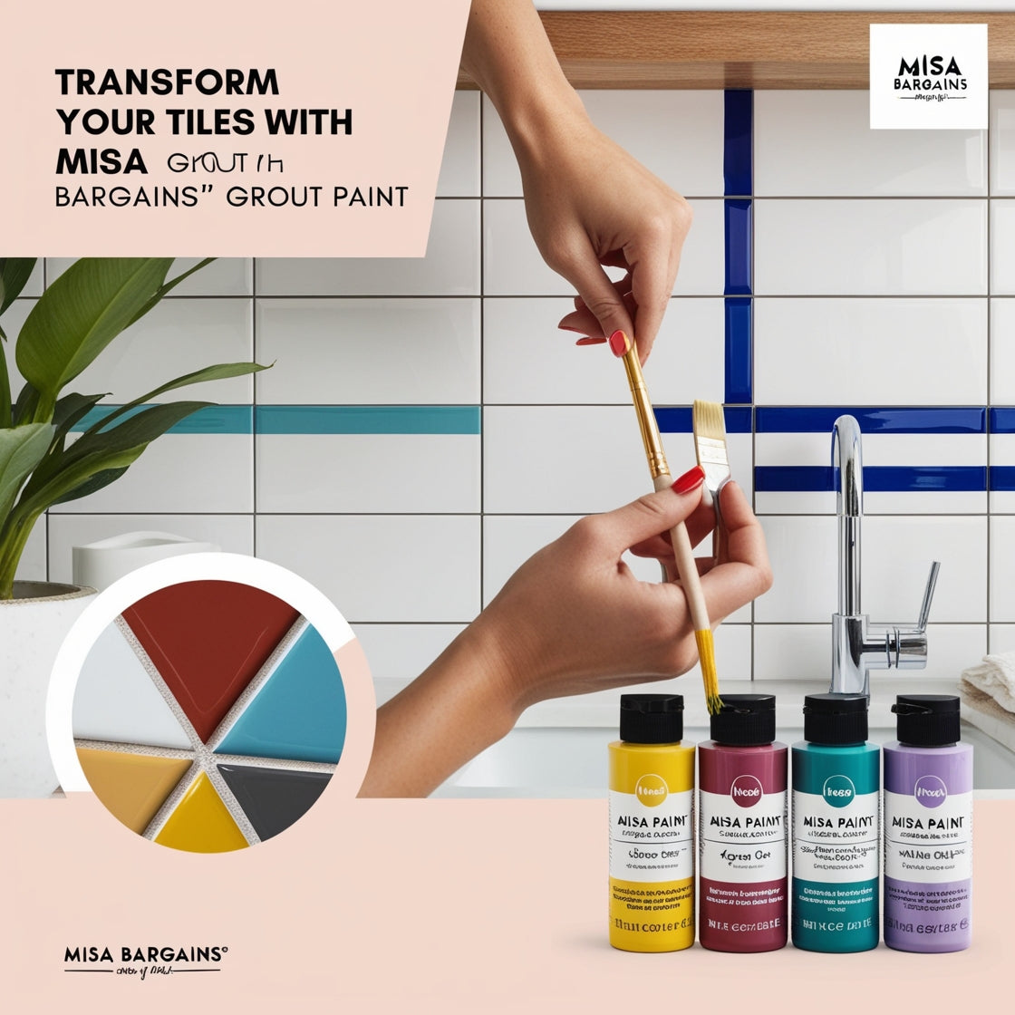 Transform Your Tiles with Misa Bargains' Grout Paint Transform Your Tiles with Misa Bargains' Grout Paint
